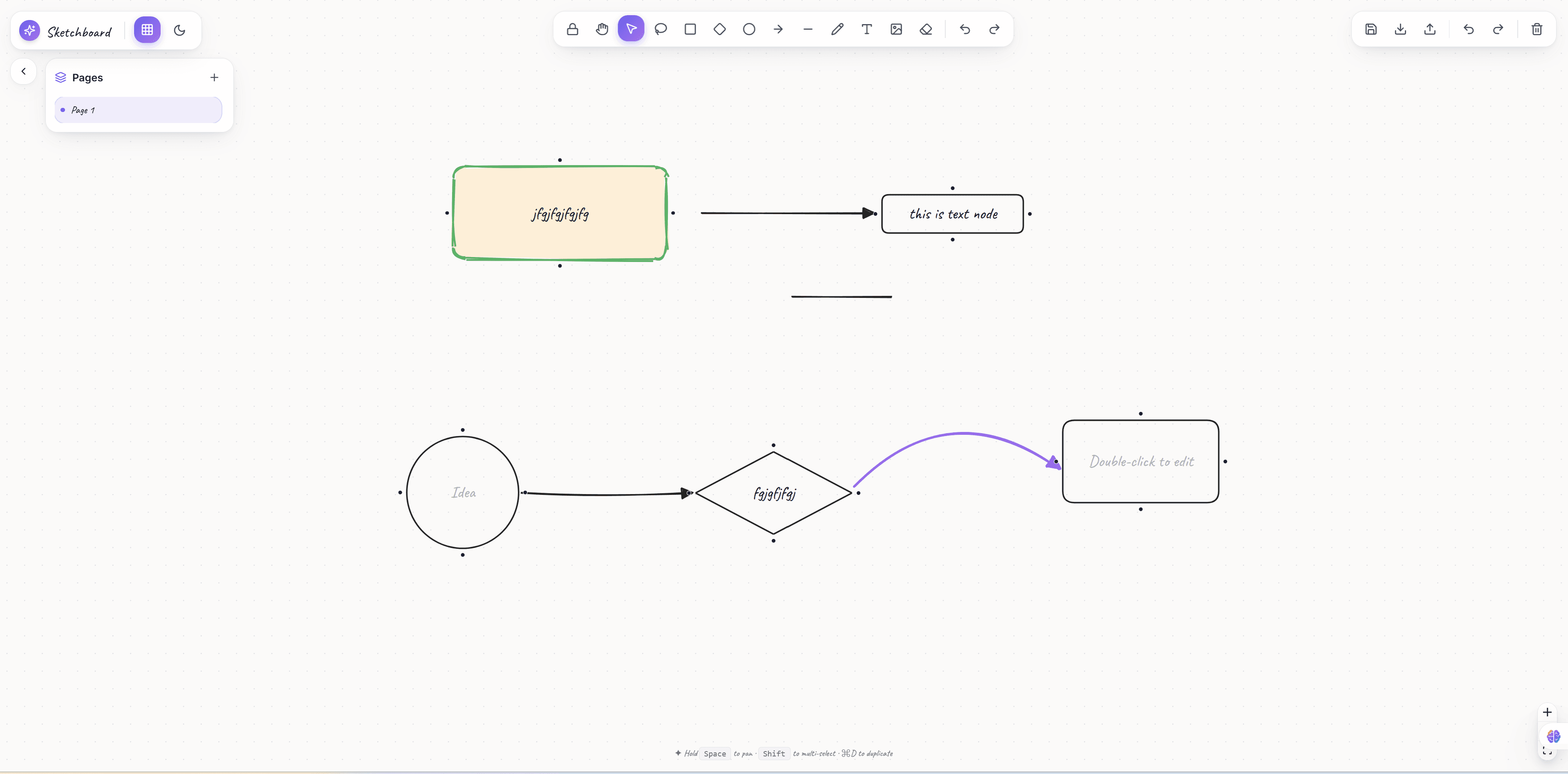 Creating Organic Whiteboards with Excalidraw Sketchboard and React Flow